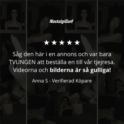 NostalgiCam™ - vintage känslan direkt ur kameran utan filter eller redigering